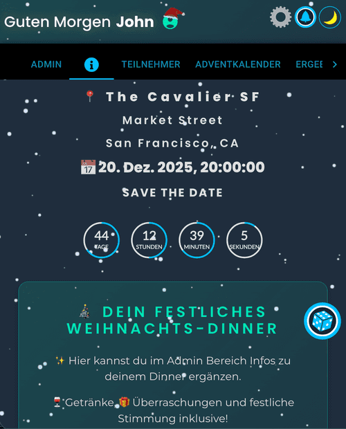 Weihnachtsfeier planen